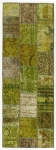 Persischer Vintage Patchwork Teppich handgeknüpft