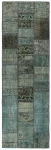 Persischer Vintage Patchwork Teppich handgeknüpft