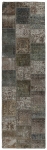 Persischer Vintage Patchwork Teppich handgeknüpft