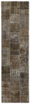 Persischer Vintage Patchwork Teppich handgeknüpft