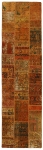 Persischer Vintage Patchwork Teppich handgeknüpft