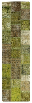 Persischer Vintage Patchwork Teppich handgeknüpft
