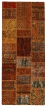 Persischer Vintage Patchwork Teppich handgeknüpft