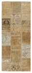 Persischer Vintage Patchwork Teppich handgeknüpft