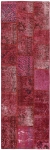 Persischer Vintage Patchwork Teppich handgeknüpft