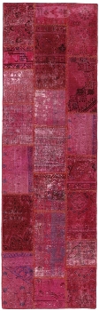Persischer Vintage Patchwork Teppich handgeknüpft
