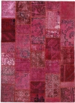 Persischer Vintage Patchwork Teppich handgeknüpft