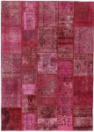Persischer Vintage Patchwork Teppich handgeknüpft