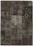 Persischer Vintage Patchwork Teppich handgeknüpft