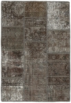 Persischer Vintage Patchwork Teppich handgeknüpft
