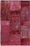 Persischer Vintage Patchwork Teppich handgeknüpft