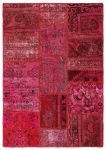 Persischer Vintage Patchwork Teppich handgeknüpft