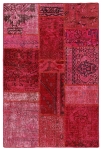 Persischer Vintage Patchwork Teppich handgeknüpft