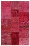 Persischer Vintage Patchwork Teppich handgeknüpft