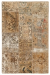 Persischer Vintage Patchwork Teppich handgeknüpft