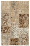 Persischer Vintage Patchwork Teppich handgeknüpft
