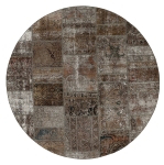 Persischer Vintage Patchwork Teppich handgeknüpft