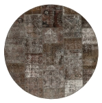 Persischer Vintage Patchwork Teppich handgeknüpft