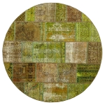 Persischer Vintage Patchwork Teppich handgeknüpft