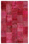 Persischer Vintage Patchwork Teppich handgeknüpft