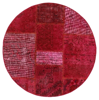 Persischer Vintage Patchwork Teppich handgeknüpft