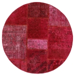 Persischer Vintage Patchwork Teppich handgeknüpft