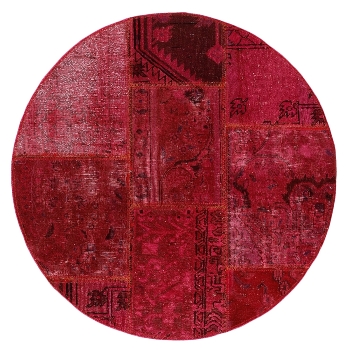 Persischer Vintage Patchwork Teppich handgeknüpft