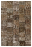 Persischer Vintage Patchwork Teppich handgeknüpft