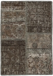 Persischer Vintage Patchwork Teppich handgeknüpft