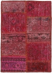 Persischer Vintage Patchwork Teppich handgeknüpft