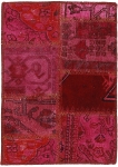 Persischer Vintage Patchwork Teppich handgeknüpft