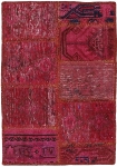 Persischer Vintage Patchwork Teppich handgeknüpft