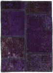 Persischer Vintage Patchwork Teppich handgeknüpft