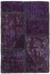 Persischer Vintage Patchwork Teppich handgeknüpft