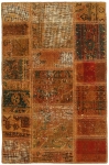 Persischer Vintage Patchwork Teppich handgeknüpft
