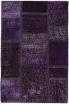 Persischer Vintage Patchwork Teppich handgeknüpft