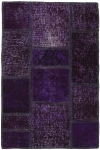 Persischer Vintage Patchwork Teppich handgeknüpft