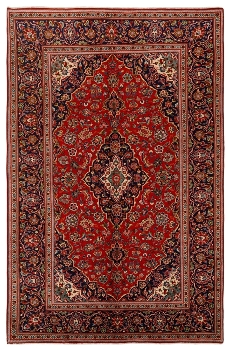 Handgeknüpfter persischer Keshan Teppich