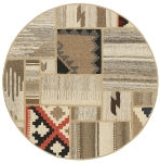 Handgeknüpfter persischer Teppich &Kelim Patchwork