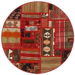 Handgeknüpfter persischer Teppich &Kelim Patchwork