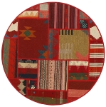 Handgeknüpfter persischer Teppich &Kelim Patchwork