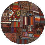 Handgeknüpfter persischer Teppich &Kelim Patchwork