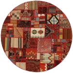 Handgeknüpfter persischer Teppich &Kelim Patchwork