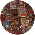 Handgeknüpfter persischer Teppich &Kelim Patchwork