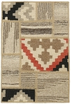 Handgeknüpfter persischer Teppich &Kelim Patchwork