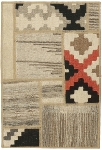 Handgeknüpfter persischer Teppich &Kelim Patchwork