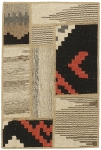 Handgeknüpfter persischer Teppich &Kelim Patchwork