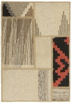 Handgeknüpfter persischer Teppich &Kelim Patchwork