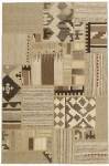 Handgeknüpfter persischer Teppich &Kelim Patchwork