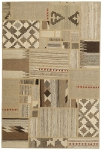 Handgeknüpfter persischer Teppich &Kelim Patchwork